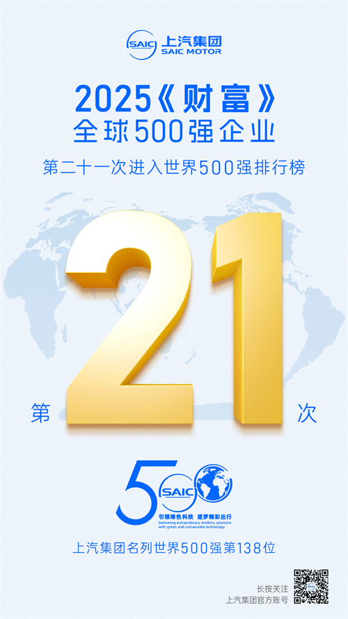 2025《财富》世界500强揭晓 ok138太阳集团第21次上榜